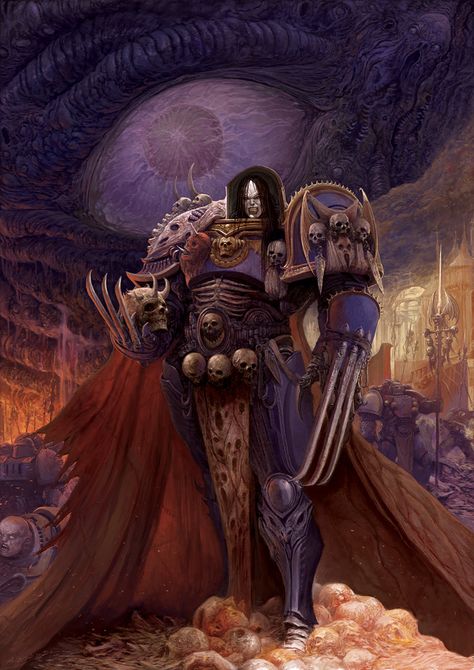 Konrad Curze by AlexBoca Konrad Curze, Night Lords, Warhammer 40k Memes, 40k Artwork, The Horus Heresy, Warhammer 40k Art, Warhammer 30k, Warhammer Art, Warhammer 40k Artwork