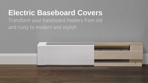 Electric Radiator Cover, Electric Heater Cover Ideas, Update Baseboard Heaters, Electric Baseboard Heater Covers, Electric Wall Heater Cover Ideas, Wall Heater Cover, Baseboard Covers, Hydronic Baseboard Heaters, Baseboard Radiator