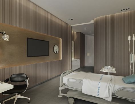 Inpatient Room, Luxury Hospital, Hospital Interiors, Ward Room, Mansion Aesthetic, Healthcare Interior Design, Modern Hospital, Background Reference, Presidential Suite