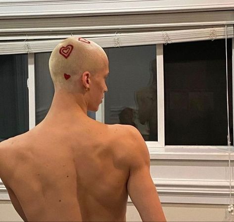 Bleached Hair Men Buzzcut, Buzz Dyed Hair Men, Buzzcut Men Design, Bleached Buzzcut Design, Shaved Head Designs For Men, Shaved Hair Designs Men, Buzzcut Dyed Hair Men, Buzzed Hair Designs, Dyed Buzzcut Men