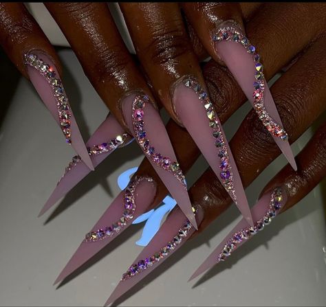 Long Acrylic Nails Stiletto, Extendo Nails, Bling Stiletto Nails, Acrylic Nails Stiletto, Stilleto Nails Designs, Resin Decoration, Long Stiletto Nails, Drip Nails, Stiletto Nails Designs