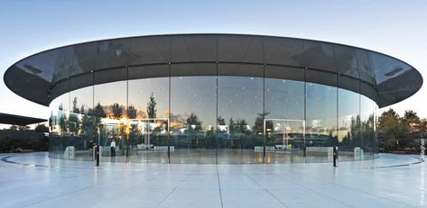 STEVE JOBS THEATER Glass Homes, Villa Necchi, Paul Rudolph, Theatre Building, Theatre Pictures, Apple Park, Exhibition Museum, Mac Apple, Foster Partners