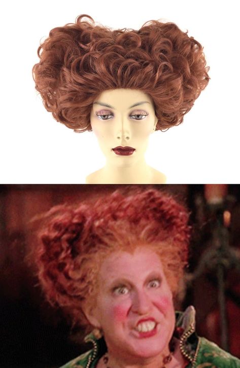 NEW WINIFRED SANDERSON Character Deluxe Halloween Costume Wig | Etsy Tv Characters Halloween Costumes, Hocus Pocus Halloween Costumes, Character Halloween Costumes, Winifred Sanderson, Good Quality Wigs, Tv Character, Red Wig, 2024 Halloween, Anime Wigs