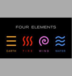 4 Elements Logo Design, 4 Elements Symbols, 4 Elements Art, Four Elements Symbols, 4 Elements Tattoo, Four Elements Art, Four Elements Tattoo, Earth Element Symbol, Line Symbols