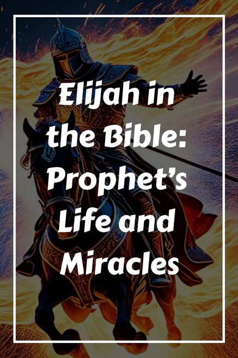 Explore the profound legacy of Elijah in the Bible, delving into his confrontations with kings, miracles, and ascent to heaven. Elijah In The Bible, Elijah Bible, Elijah And The Widow, Old Testament Scripture, 1 Kings 17, Bible Character Study, Faith Stories, Biblical Quotes Inspirational, Study Topics