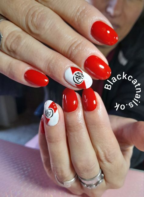 River plate River Plate Aesthetic, River Plate, Carp, Acrylic Nails, Nail Art, Nails, Makeup, Hair, Nail Arts