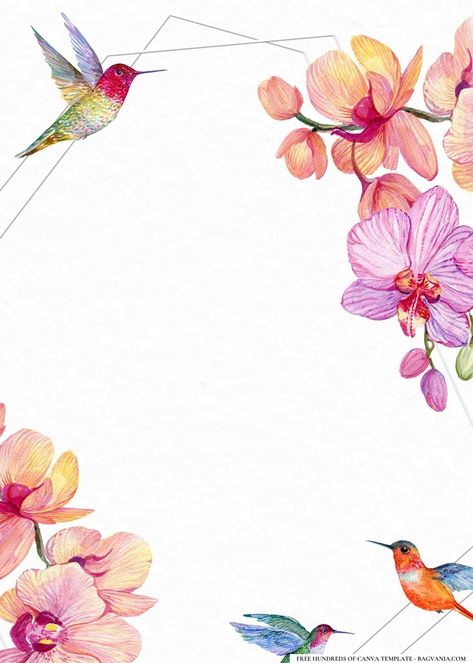 Get 16+ Watercolor Hummingbirds Flowers Birthday Invitation Templates #free #freeinvitation2019 #birthday #disney #invitations #invitationtemplates Watercolor Hummingbirds, Flower Birthday Invitations, Free Printable Invitations Templates, Watercolor Hummingbird, Craft Station, Flowers Birthday, Hummingbird Flowers, Free Printable Invitations, Watercolor Birthday