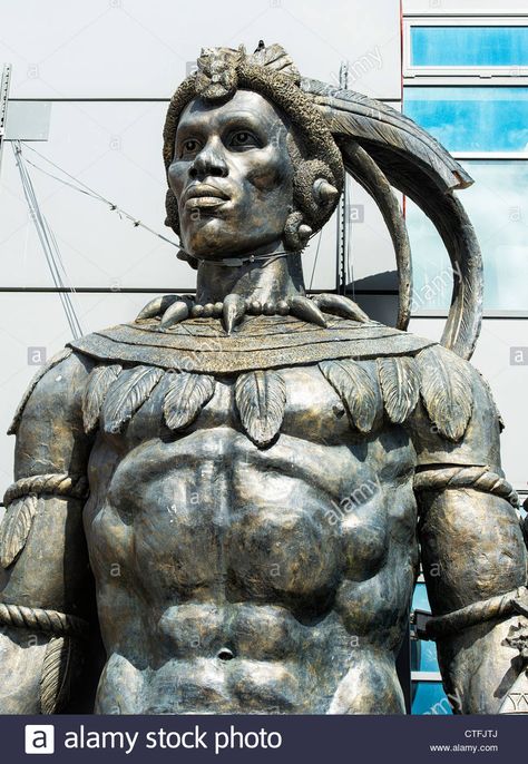 Shaka Zulu restaurant statue. Camden, London Stock Photo ... Shaka Zulu, Camden London, Leg Sleeve Tattoo, Leg Sleeves, Zulu, Sleeve Tattoos, Buddha Statue, Greek Statue, High Resolution