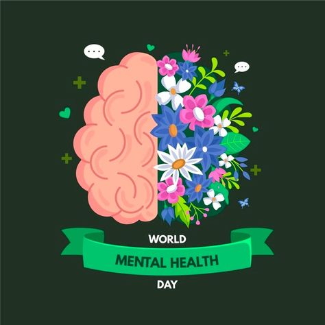 Health Education Posters, World Mental Day, Health Day Poster, Mental Health Artwork, World Yoga Day, Cinema Projector, Social Emotional Activities, Mental Health Activities, World Mental Health Day