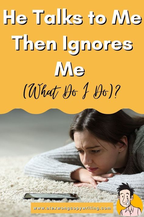 One of the most common complaints that women have with guys is that he seemed so into you at first, and now he goes through phases of ignoring you. What happened? Let's take a look at what you can do in this situation, as well as what it could potentially mean when a guy talks to you and then ignores you. Does He Like You, Overcoming Codependency, Learn To Trust Again, Save Relationship, Guy Talk, Make Him Miss You, Mixed Signals, You Are Important, Learning To Trust