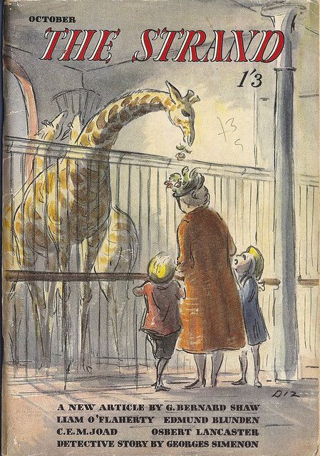 The Strand Magazine - October 1947 - cover by Edward Ardizzone (Diz) Edward Ardizzone, Nostalgic Books, Marcel Proust, Vintage Book Covers, English Artists, Book And Magazine, British Art, Book Cover Art, Vintage Magazines