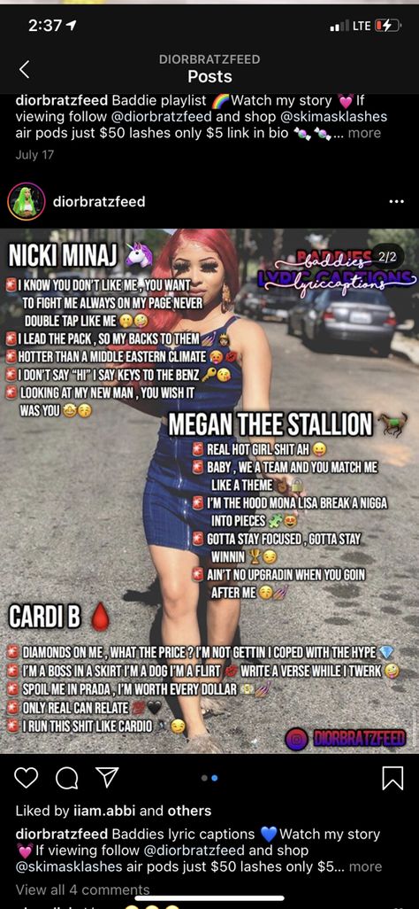 Nicki Captions For Instagram, Cardi B Captions For Instagram, Playboy Captions, Nicki Minaj Instagram Captions, Nicki Minaj Captions For Instagram, Nicki Minaj Captions, Queen Captions, Dope Captions, Dope Captions For Instagram