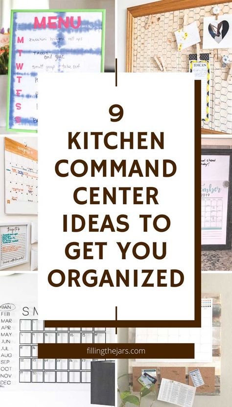 Message Center Kitchen, Kitchen Information Center, Kitchen Command Center Ideas, Kitchen Message Center, Kitchen Corner Ideas, Command Center Ideas, Kitchen Command Center, Family Command Centers, Diy Command Center