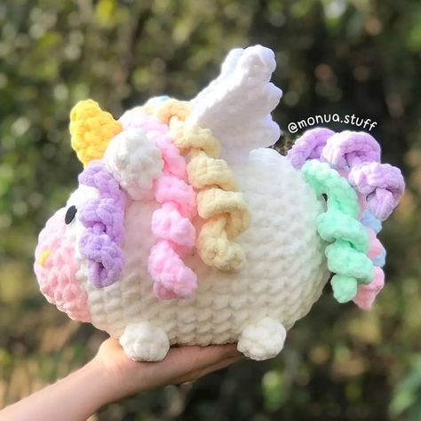 FREE PATTERN 🦄Unicorn🦄 Design and pattern by @monua.stuff 🦄🦄🦄 | Instagram Crochet Unicorn Pattern Free, Crochet Unicorn Pattern, Save Instagram, Quick Crochet Patterns, Plushie Patterns, Crochet Animals Free Patterns, Crochet Unicorn, Unicorn Pattern, Free Amigurumi Patterns