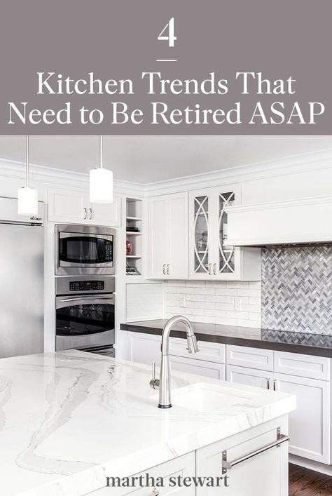 Kitchen Backsplash With White Cabinets 2023, Kitchen Counter With White Cabinets, White Kitchen Trends 2023, Transitional Modern Kitchen Design, White Kitchen Cabinets 2023, White Kitchen Renovation Ideas, Kitchen Countertop Trends For 2023, Kitchen Cabinet Trends For 2023, Kitchen With Different Countertops