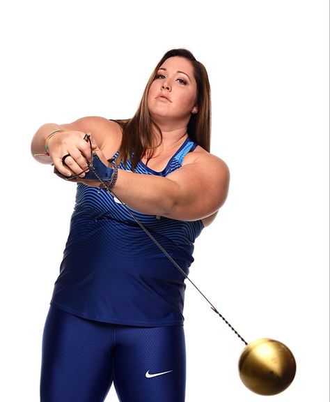 DeAnna Price, USA Track and Field, Women’s Hammer Throw, hampered by a fractured foot, Price finished 8th overall in the 2020/2021 Tokyo Summer Olympics Track And Field Women, Tokyo Summer, Hammer Throw, Media Day, Usa Women, Summer Olympics, Track And Field, Matilda, Peplum Dress