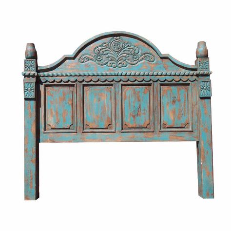 Turquoise Bed, Narnia Room, Rice Bed, South Western Decor, Turquoise Bedding, Turquoise Furniture, Rustic Bed Frame, Rustic Bed, Rustic Bedroom Furniture