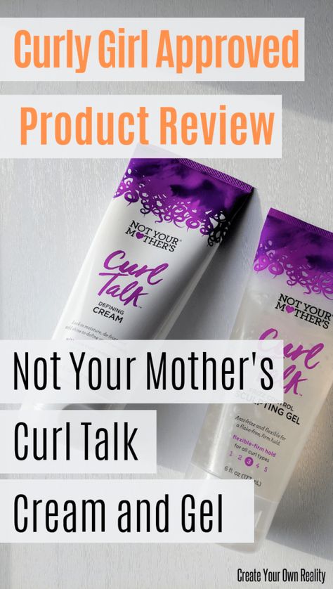 Hair Products Curly, Curl Talk, Not Your Mothers, The Curly Girl Method, Curly Hair Products, Create Your Own Reality, S Curl, Curl Defining Cream, Diy Kosmetik