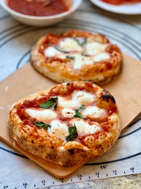 Sourdough Neapolitan Pizza Dough - Amy Bakes Bread Sourdough Discard Pizza, Pizza Oven Pizza, Perfect Pizza Crust, Sourdough Pizza Dough, Family Pizza Night, Perfect Pizza Dough, Sourdough Pizza Crust, Pizza Shapes, Oven Pizza