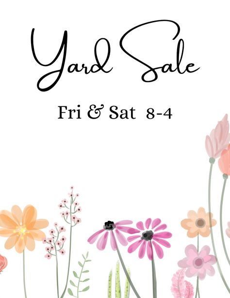 Cute Yard Sale Signs, Cute Yard Sale, Free Printable Clip Art, Yard Sale Signs, Sale Signs, Printable Clip Art, Sale Sign, Yard Sales, Yard Sale