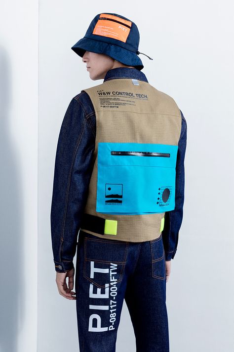 piet brazil fall winter 2018 atmosphere collection lookbook drop release date web store brand Future Wear, Cloth Ideas, Tom Boy, Pullovers Outfit, Male Style, Utility Vest, Futuristic Fashion, Tech Fashion, Streetwear Men Outfits