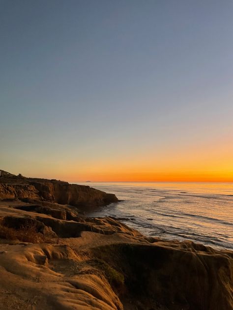 San Diego Aesthetic, Cali Sunset, San Diego Sunset, Sunset Cliffs San Diego, Poetry Aesthetic, Book Mood, Sunset Scenery, Birthday 2023, Sunset Cliffs