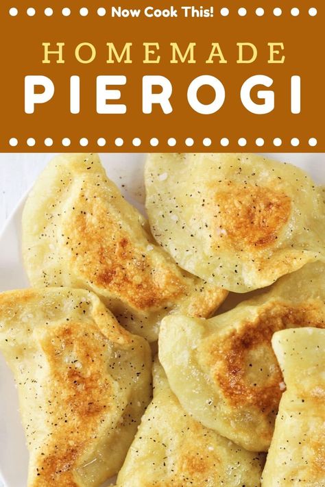 Pierogies Recipes, Easy Polish Recipes, Perogie Dough Recipe, Pierogies Homemade, Pierogi Filling, Polish Dumplings, Perogies Recipe, Pierogi Recipe, Ukrainian Recipes