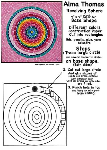 Art is, Alma Thomas, Color Fields (5), Black Artist by ART Wizard Alma Thomas Art Lesson, Alma Thomas Art Projects For Kids, Alma Thomas Art, Compare And Contrast Activities, Color Art Lessons, Artist Posters, Alma Thomas, Art Handouts, Art Teacher Resources