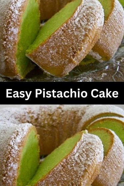 Pistachio Cake Filling, Easy Pistachio Cake, Chocolate Yogurt Cake, Cream Cheese Lemonade Pie, Pistachio Pudding Cake, Pistachio Cake Recipe, Easy Bundt Cake Recipes, Pistachio Dessert, Pistachio Recipes