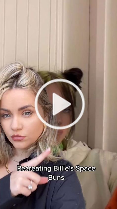 Space Buns Short Hair, Space Buns Tutorial, Space Bun Hairstyles, Guard Hair, Space Buns Hair, Space Bun, Double Buns, Short Hair Bun, Space Buns