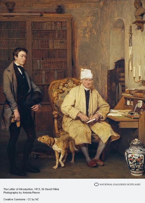 Sir David Wilkie David Wilkie, Google Art Project, Drawing Dog, Scottish Art, Two Men, Character Development, Christmas Carol, Art Google, Young Artist