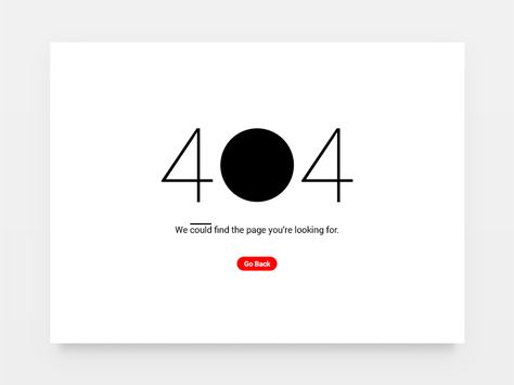 Minimal 404 Page  by Alex Pronsky Error Page Design, 404 Pages, Presentation Design Layout, Page 404, Web Template Design, Design Minimal, Web Design Inspiration, Site Design, Error Page