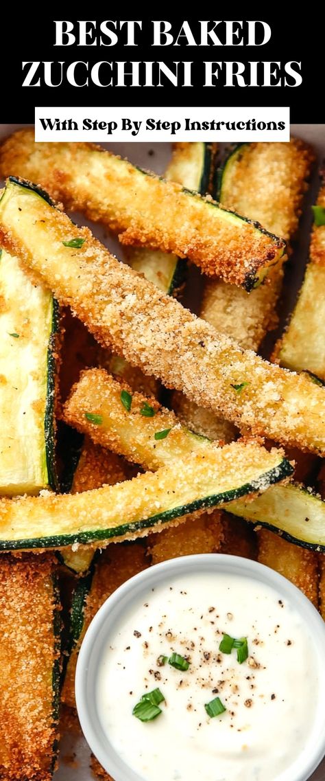 Image for Best Baked Zucchini Fries Zucchini Fries Baked, Baked Zucchini Fries, Zucchini Recipes Baked, Baked Zucchini, Bake Zucchini, Zucchini Fries, Summer Squash, Zucchini Recipes, Vegetarian Cheese