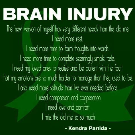 My family has chosen not to learn about severe TBI...it's so hard sometimes Tbi Awareness Month, Brain Tumour Awareness Month, Brain Surgery Recovery, Injury Quotes, Concussions Recovery, Post Concussion Syndrome, Brain Injuries, Survivor Quotes, Brain Facts