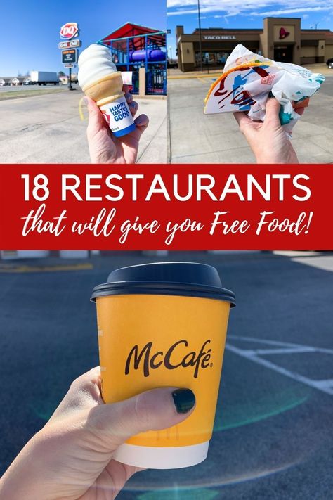 These 18 Restaurants will give you FREE Food when you Download the App! #restaurants #coupons #savingmoney #free #food Free Food Coupons, Restaurant Coupons, Food Coupon, Love Free, Thanksgiving Crafts, Food App, Love Is Free, Money Saving Tips, Saving Tips