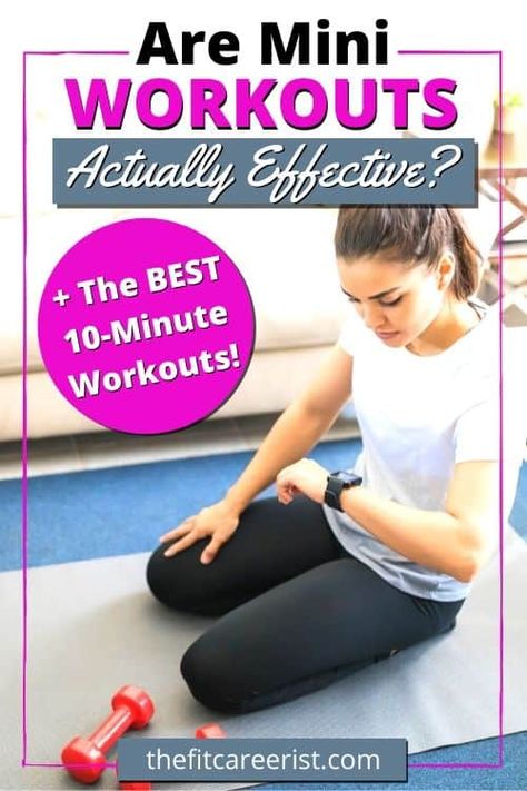 Are mini workouts effective if they're only 10-15 minutes long? Find out what the science says and which exercises are best for losing weight and getting in shape in the least amount of time. Hint: HIIT is key. Short exercise sessions could be your best fitness hack yet! #bestexercises #fitnesshacks #hiit #weightlosstips Lunch Workout, Losing Weight Quotes, One Song Workouts, Mini Workout, Fitness Hacks, Mini Workouts, Getting In Shape, Cheer Workouts, Fitness Plans