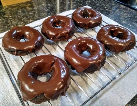 Black Bean Donuts (1 personal point) Black Bean Donut Recipe, Black Bean Cake, Chocolate Old Fashioned, Black Bean Cakes, Board Recipes, Chocolate Calories, Old Fashioned Donut, Donut Calories, Lemon Pudding Cake