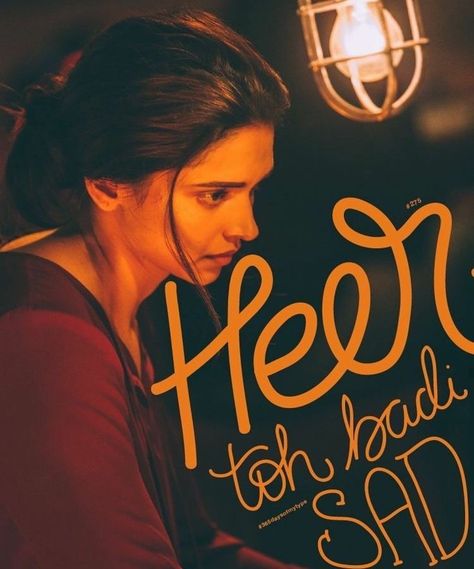 Hindi Playlist Cover, Quotes Aesthetic In Hindi, Quotes Aesthetic Love, Meaningful Quotes Aesthetic, Tamasha Movie, Bollywood Vintage, Romantic Dialogues, Bollywood Wallpaper, Vintage Bollywood Aesthetic