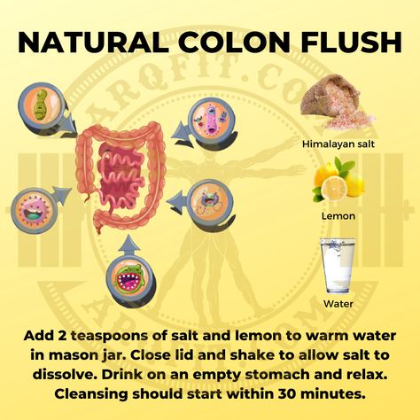 Colon Flush, Clean Colon, Cleansing Drinks, Colon Cleanse Recipe, Cleaning Your Colon, Colon Detox, Colon Health, Natural Colon Cleanse, Lose 30 Pounds