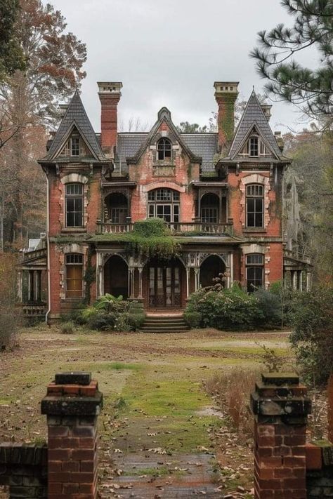 House Asethics, Gothic Cottage, Arundel Castle, Old Victorian Homes, Old Abandoned Buildings, Creepy Houses, Victorian Style Homes, Old Abandoned Houses, Abandoned Mansions