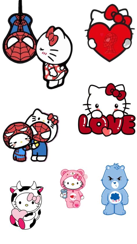 Fashion Drawing, Cute Wallpapers, Spiderman, Hello Kitty, Snoopy, Kitty, Stars, Drawings, Anime