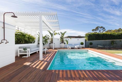 Garden Design Pool, Landscape Architecture Design Garden, Pool And Pool House Ideas, Lap Pools, Pool Gazebo, Pool Shade, Outdoor Bbq Area, Plunge Pools, Swimming Pool Construction