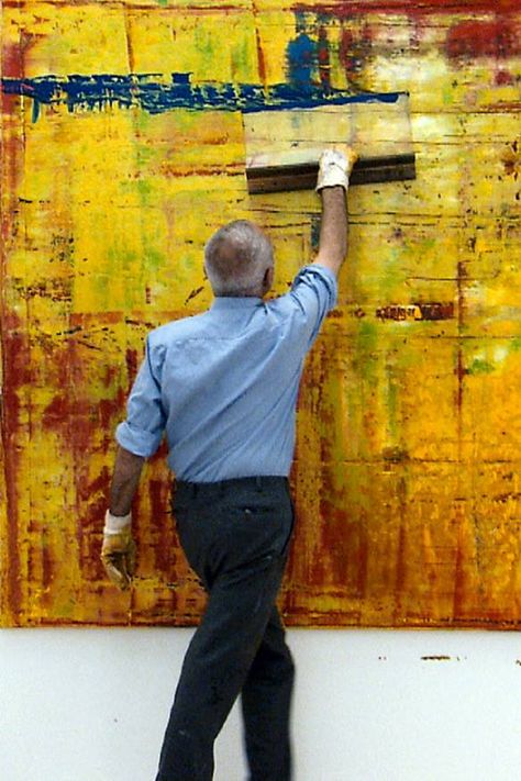 Gerard Richter Gerhard Richter Painting, Gerhard Richter, Action Painting, Portrait Paintings, Abstract Expressionist, Abstract Artists, Acrylic Paintings, Art Plastique, Art Abstrait