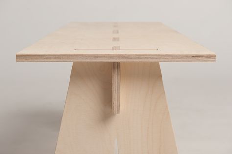 CNC furniture // modular bench on Behance Plywood Bench, Modular Bench, Plywood Design, Plywood Table, Cnc Furniture, Cnc Milling Machine, Cnc Milling, Parametric Design, Bench Designs