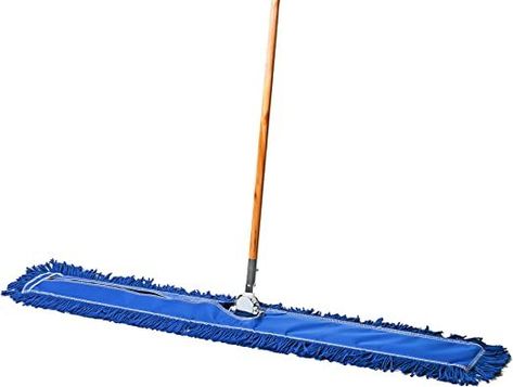 Tidy Tools Dust Mop for Floor Cleaning - Floor Mop for Dry and Wet Cleaning- Industrial Strength Floor Cleaner Mops for Laminate, Hardwood, Tile, Wood Floors - Broom with Wood Handle (48 X 5 Inch) Wooden Broom, Dust Mop, Broom Handle, Mop Heads, Floor Cleaning, Floor Cleaner, Long Handles, Wood Handle, Cleaning Tools