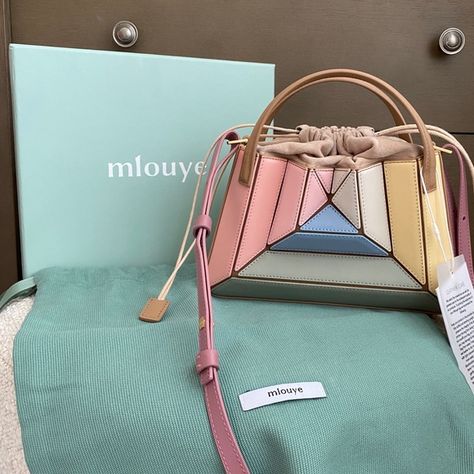 Mlouye Mini Sera Tote in Gummy Mlouye Bag, Pastel Bags, Rainbow Pastel, Find A Way, My Wardrobe, Make It Work, Pastel Rainbow, Serum, Pastel