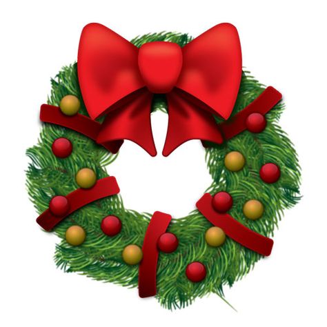 Emoji Request - HolidayWreathEmoji Emoji Christmas Tree, Christmas Emojis, Tree Emoji, Emoji Christmas, Emoji Day, Christmas Wreath Clipart, World Emoji, Ios Emoji, World Emoji Day