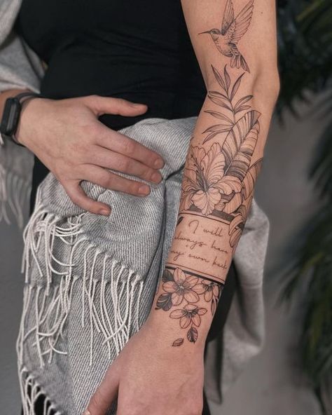 44 Tattoo, Around Arm Tattoo, Small Chest Tattoos, Women Nature, Script Tattoo, Feminine Tattoo Sleeves, Boho Tattoos, Neck Tattoos Women, Nature Tattoo