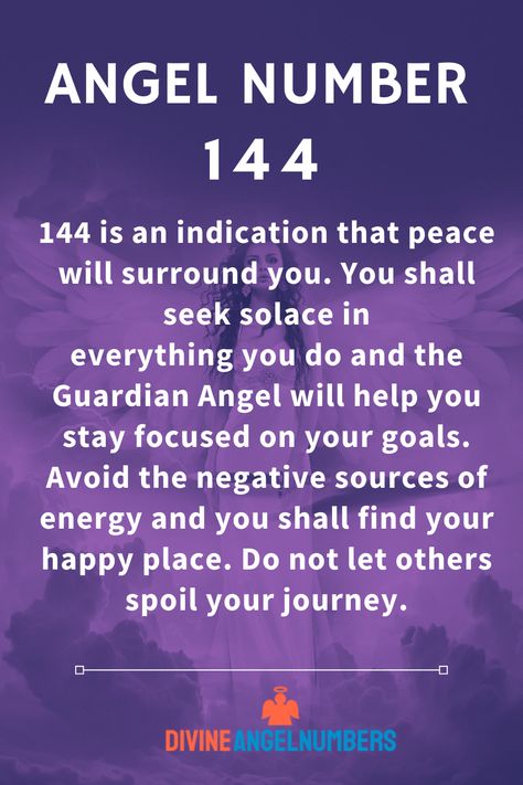 144 is an indication that peace will surround you. You shall seek solace in everything you do and the Guardian Angel will help you stay focused on your goals. Avoid the negative sources of energy and you shall find your happy place. Do not let others spoil your journey. #144AngelNumber 144 Angel Number Meaning, 144 Meaning, 144 Angel Number, Angles Numbers, Flame Meanings, Dragon Spells, Universal Codes, Archangel Raziel, Avoid Negativity