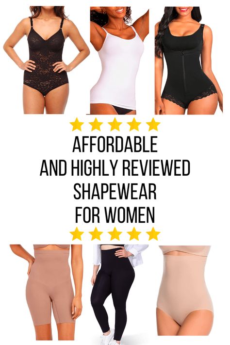 Affordable and Highly Reviewed Shapewear for Women Over 50 Best Shapewear For Dresses, Shapewear Outfit, Shapewear For Wedding Dress, Best Shapewear For Tummy, Shaper Wear, Best Shapewear, High Support Bra, Shapewear For Women, 50 Is Not Old